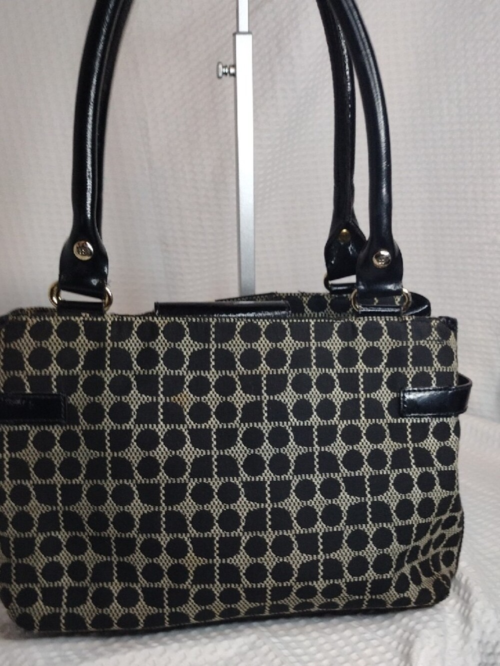 kate spade Black and Cream Patterned Shoulder Bag - Picture 5 of 11